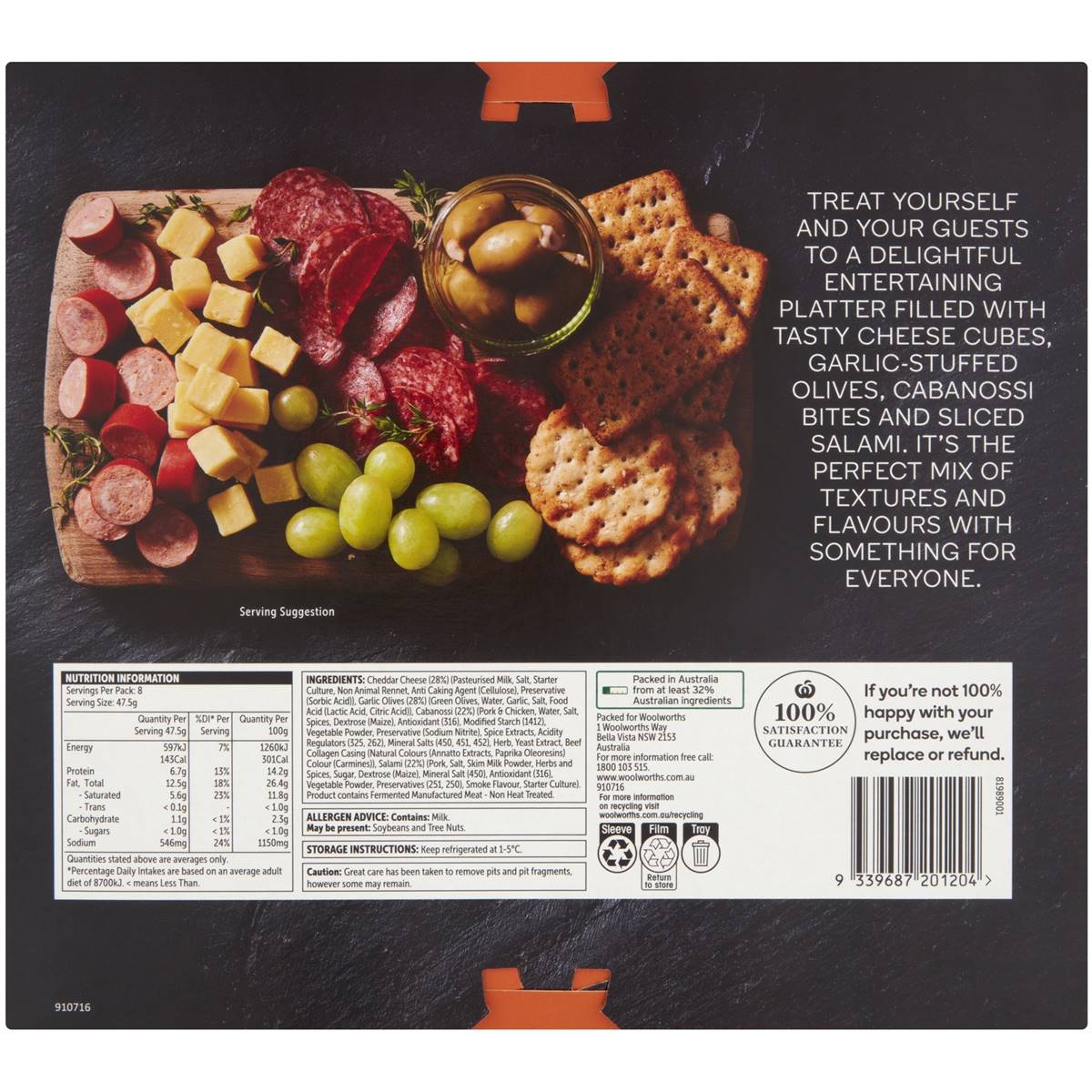 Woolworths Antipasto & Cheese Selection 380g Woolworths