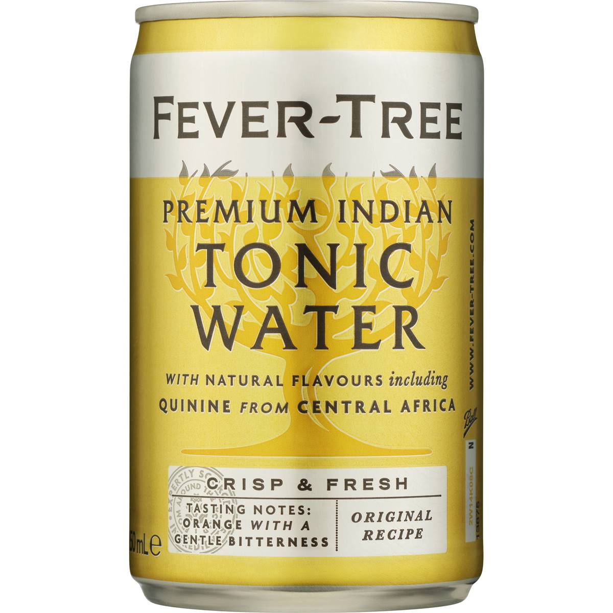 Fevertree Indian Tonic Water Cans 150ml X8 Pack Woolworths