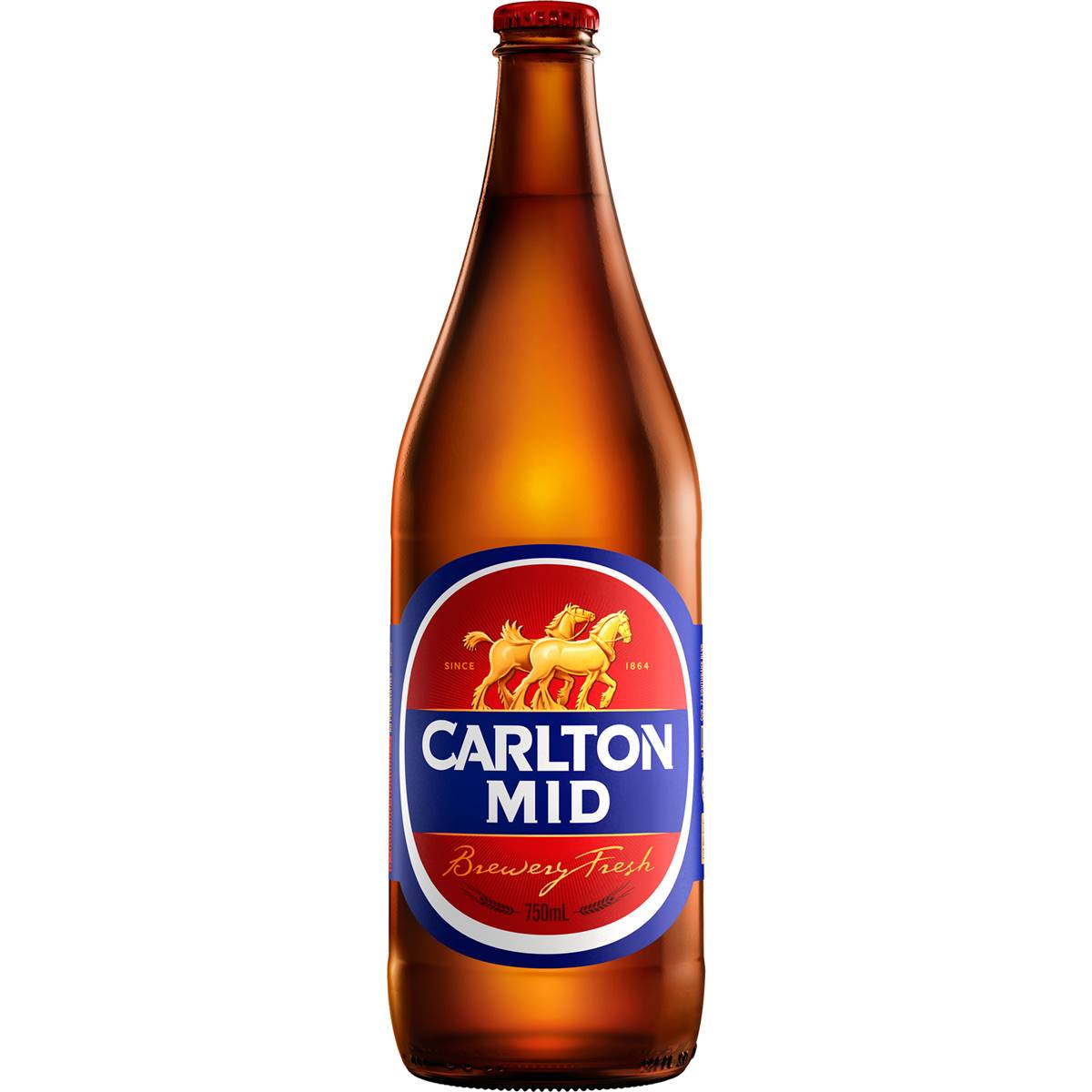 Carlton Mid Strength Lager Long Neck