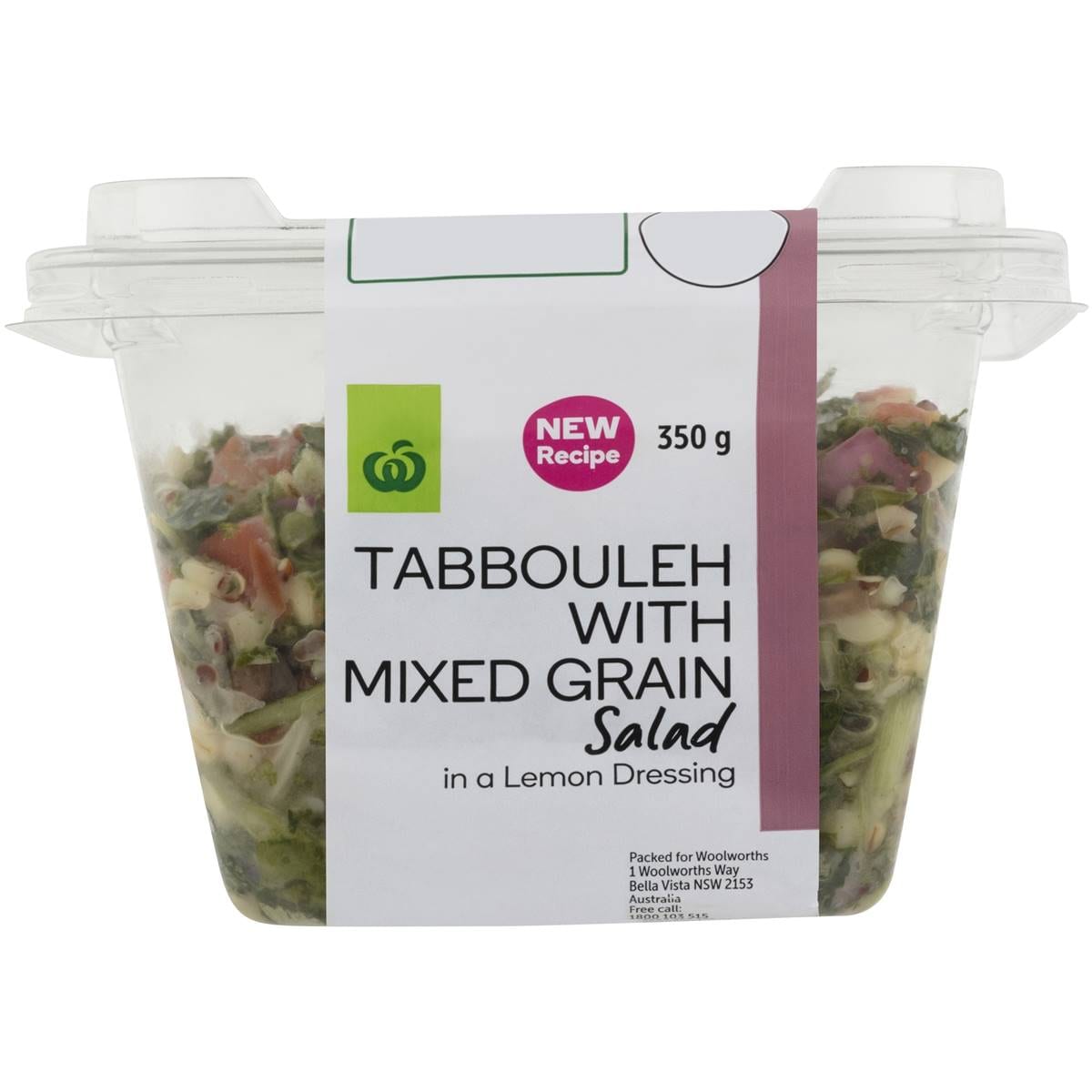 Woolworths Tabbouleh With Mixed Grain Salad 350g Woolworths