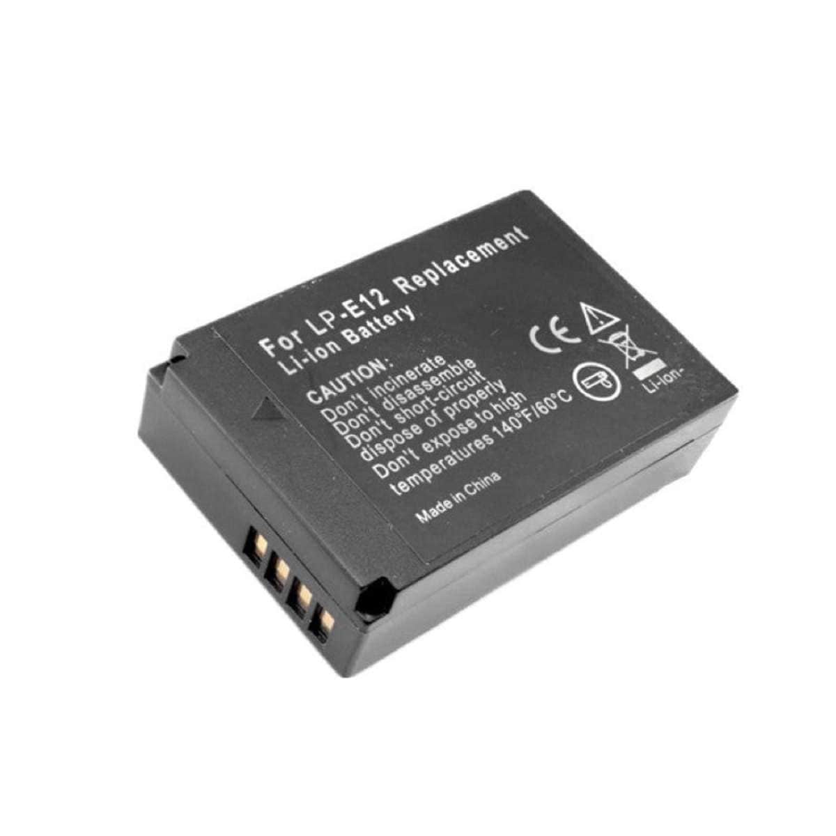 Batteria LP-E12 + Caricatore USB Dual Per Canon - Compatibile Con EOS M, M10, M100, M200, Rebel SL1 - Foto 2