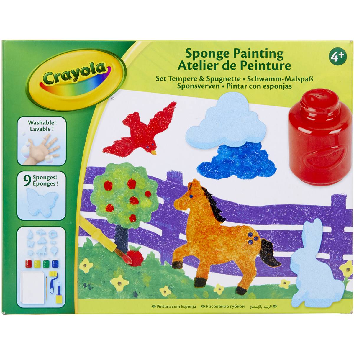 Crayola Sponge Painting Activity Kit Each Woolworths
