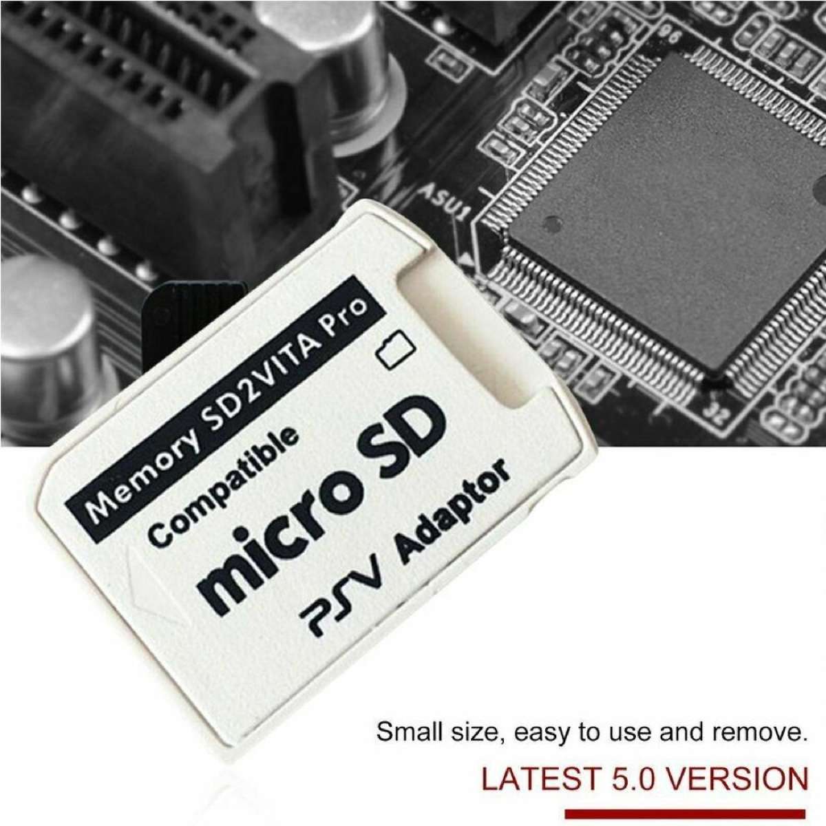 Version 3.0 SD2VITA Adapter – PSVSD Geheugenkaart Adapter Voor PS Vita 1000/2000 – Ondersteunt Tot 256 GB – Voor Henkaku Enso