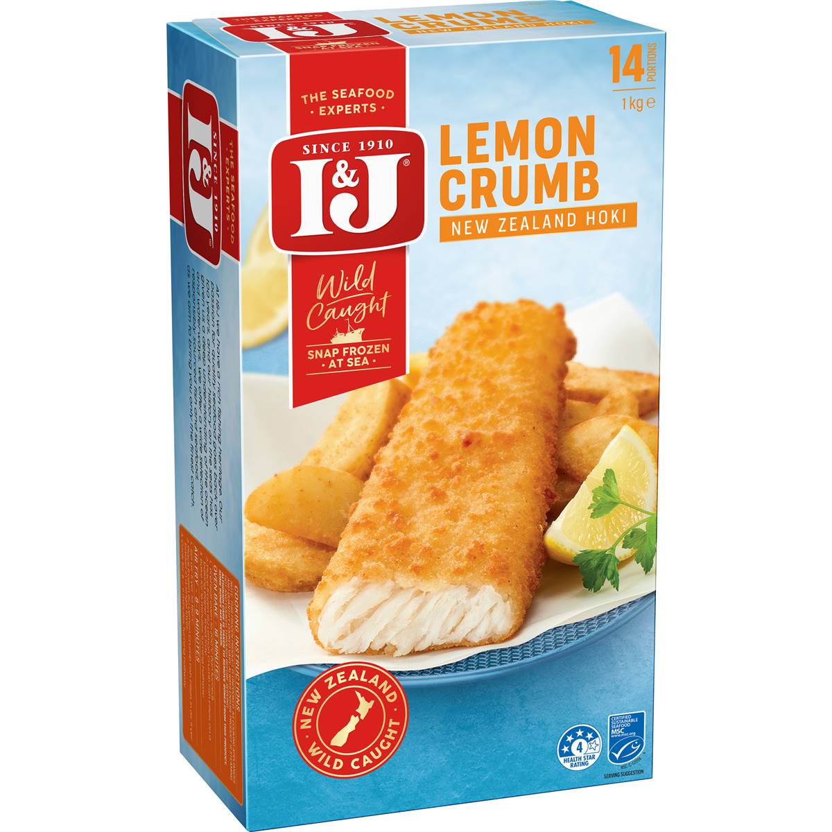 I&j Fish Fillets Lemon Crumb 1kg Woolworths