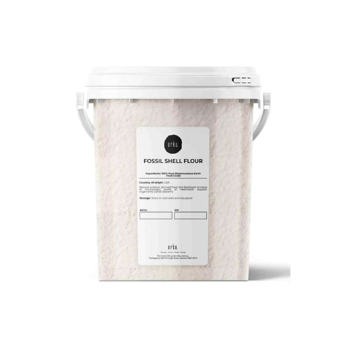 Jamash & Co Organic Ultra Fine Diatomaceous Earth Food Grade Powder - 200g