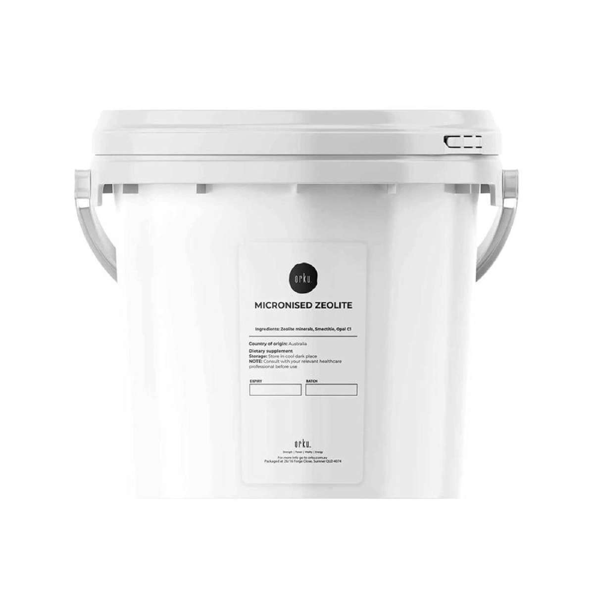 Ultrafine Micronised Zeolite Powder Tub Natural Clinoptilolite Mineral