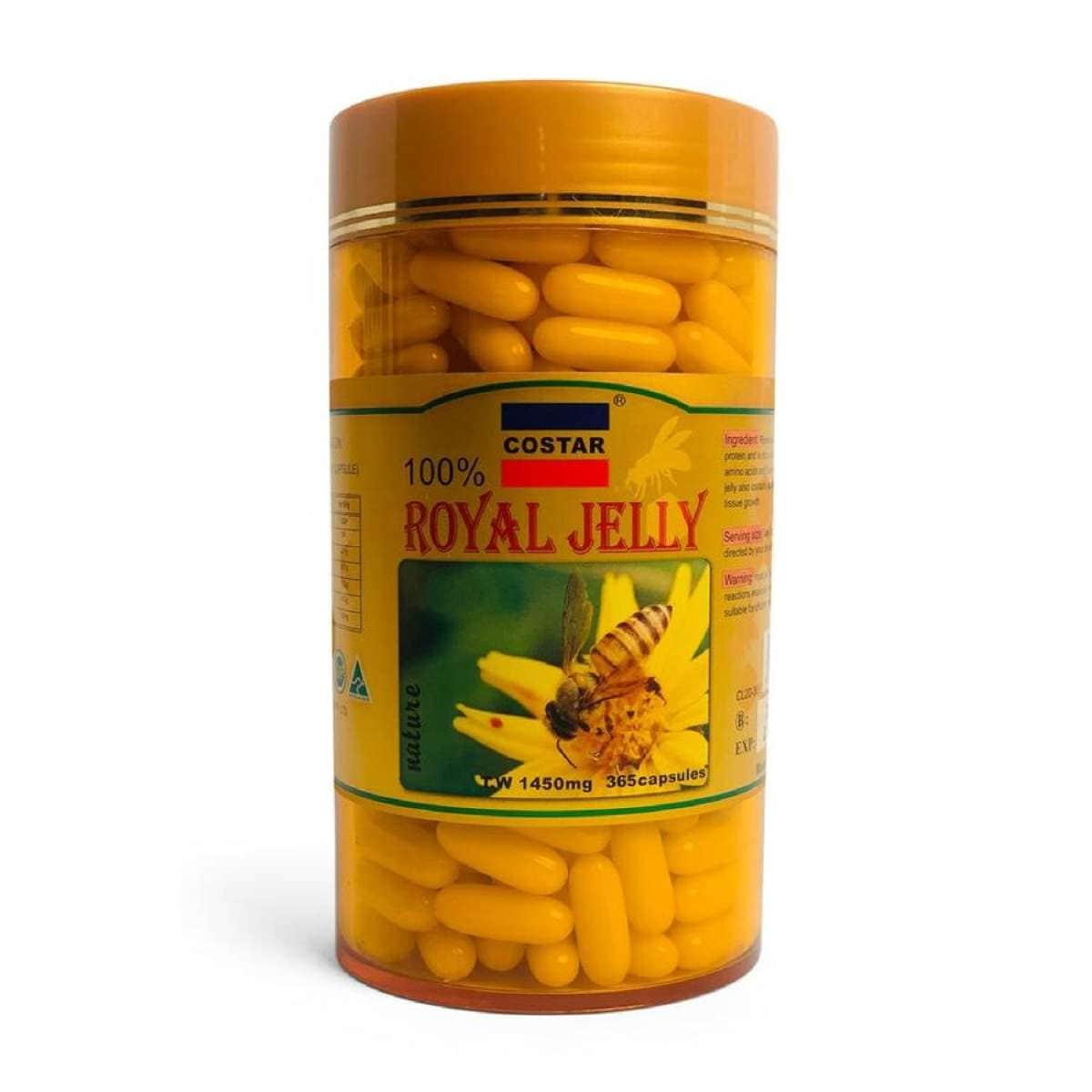 365x 1450mg Royal Bee Jelly Capsules Pure