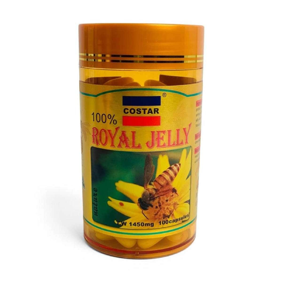 100x 1450mg Royal Bee Jelly Capsules Pure