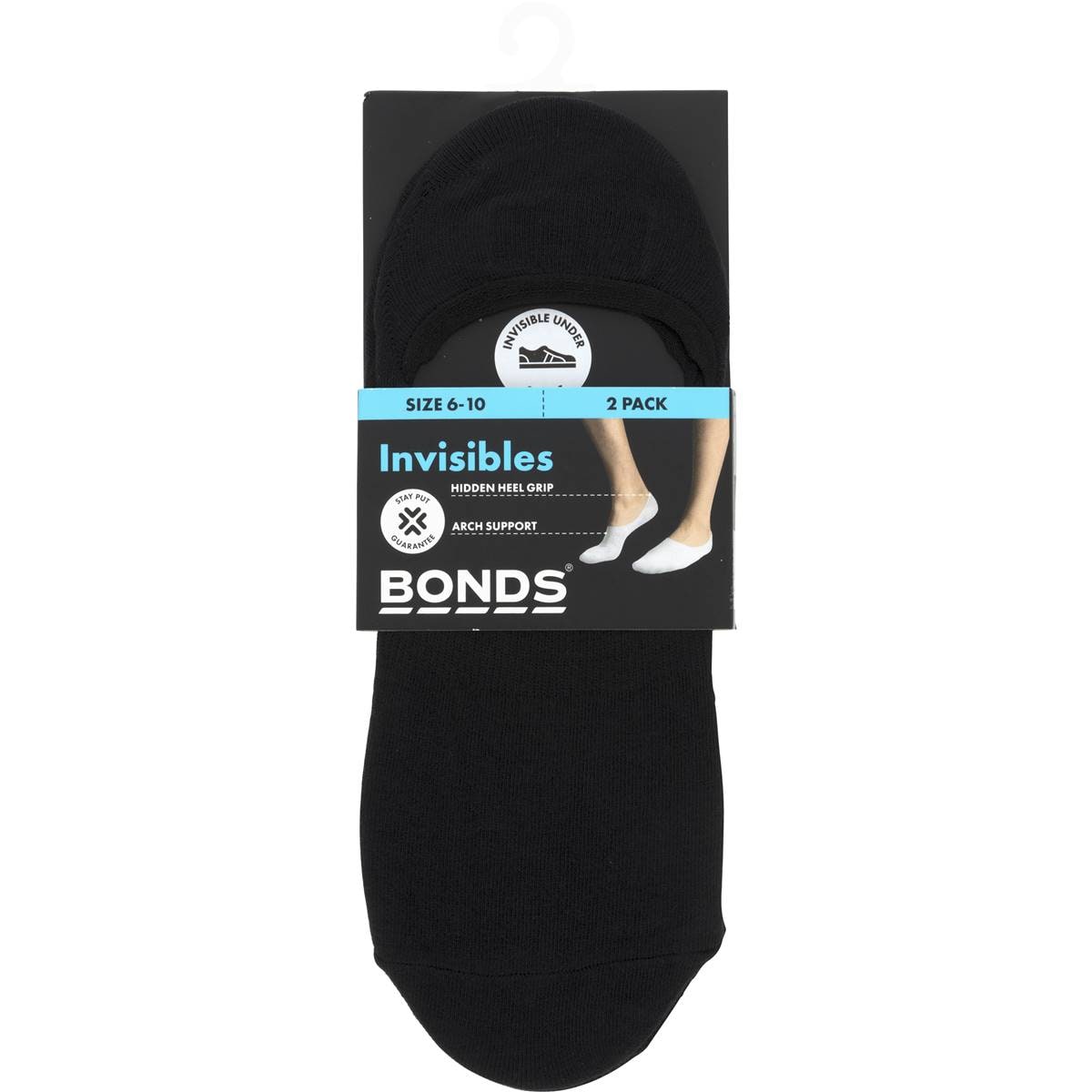 Bonds Mens Invisible Socks Size 610 2 Pack Woolworths
