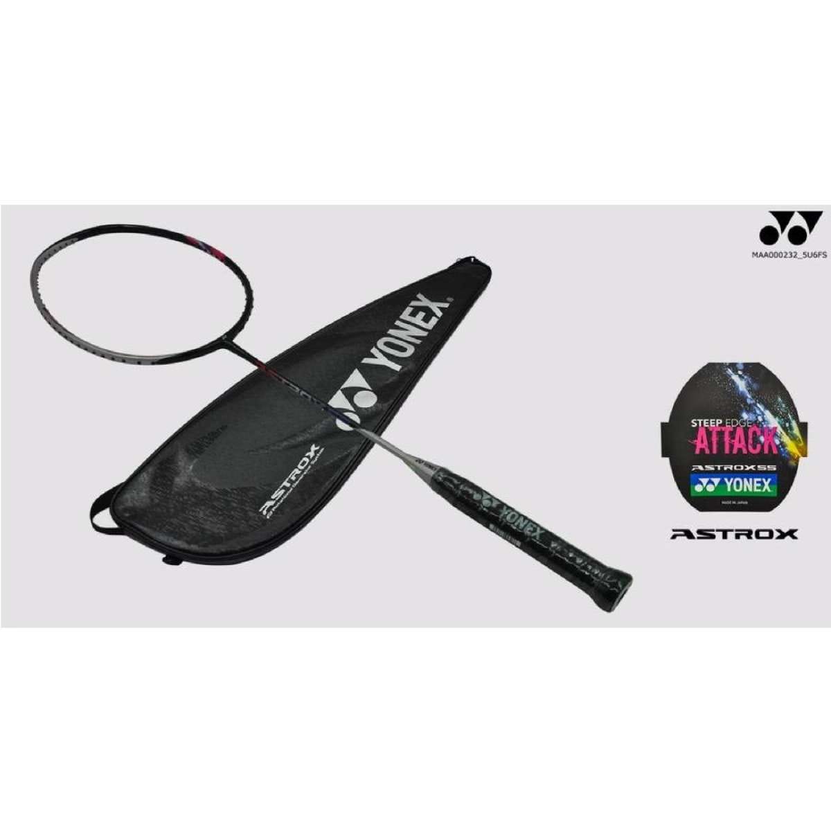 Yonex Astrox 55 (ax55) - 5u (75-80g) - G5 - Shine Pink - Badminton