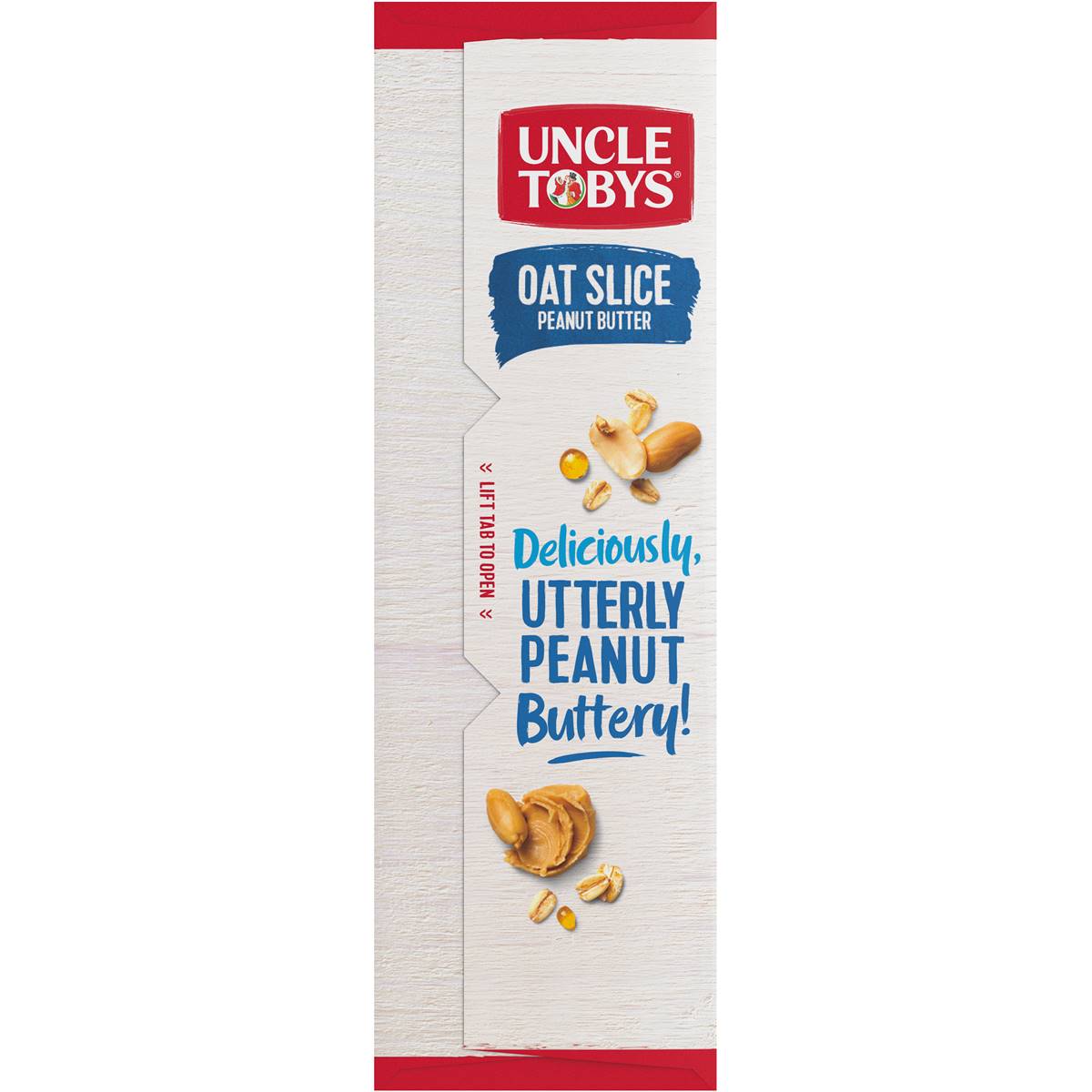 Uncle Tobys Oat Slice Peanut Butter 4 Pack Woolworths