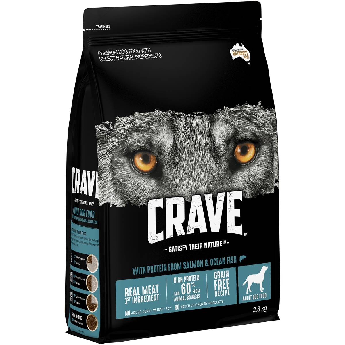 Crave Dry Dog Food Salmon & Ocean Fish 2.8kg | Woolworths