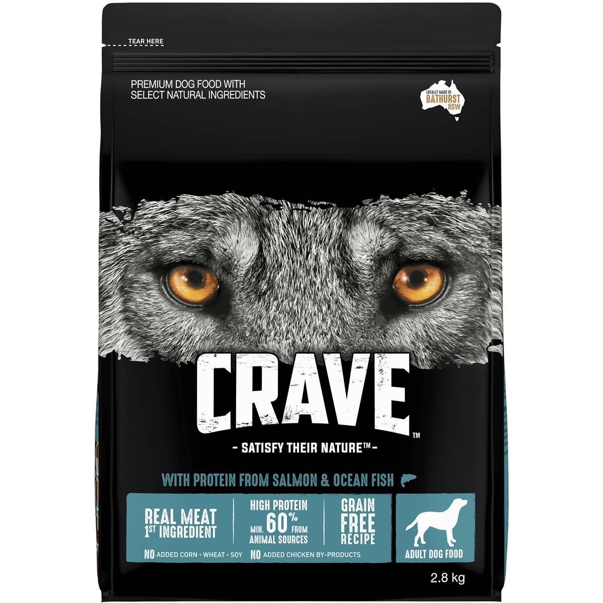 Crave Dry Dog Food Salmon & Ocean Fish 2.8kg | Woolworths