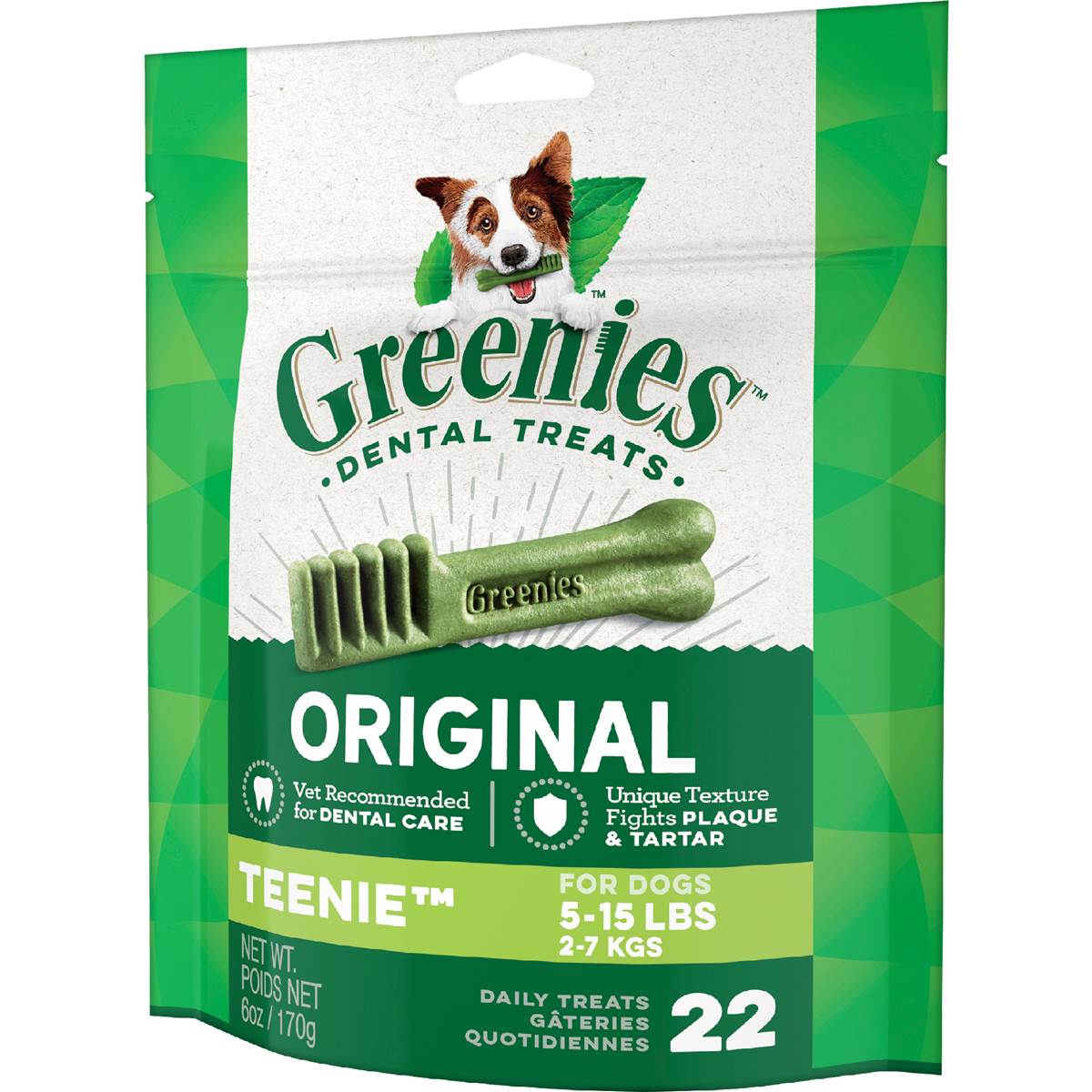 Greenies Teenie Dog Dental Treat 170g Woolworths