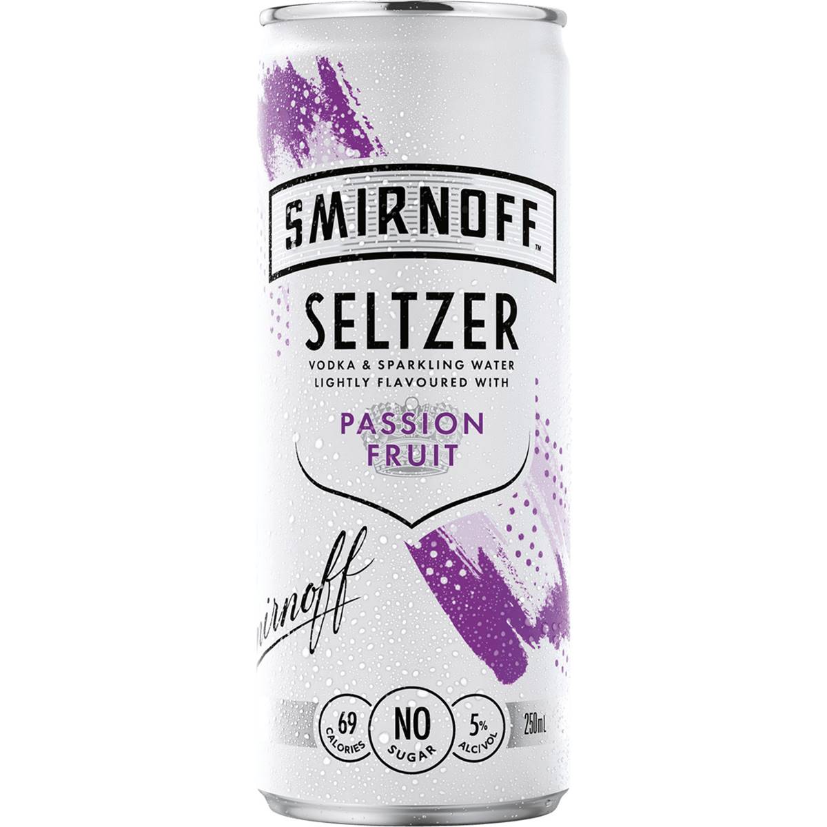 Smirnoff Seltzer Passionfruit Can
