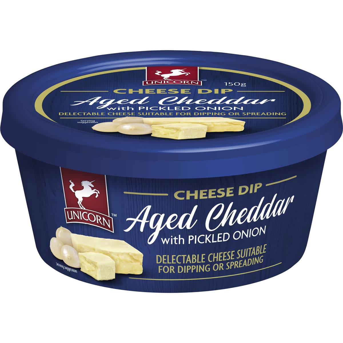 Unicorn Cheese Dip Cheddar With Pickled Onion 150g Woolworths