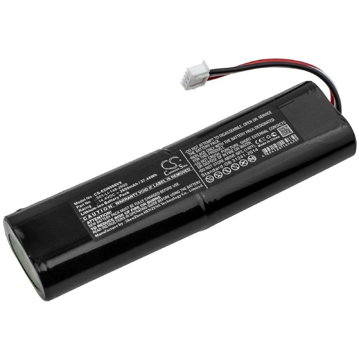 Batteria Vhbw Per Ecovacs Deebot N8, N8 Pro E Ozmo 920 – 2600mAh, 14,4V, Li-Ion – Sostituisce S01-LI-148-3200