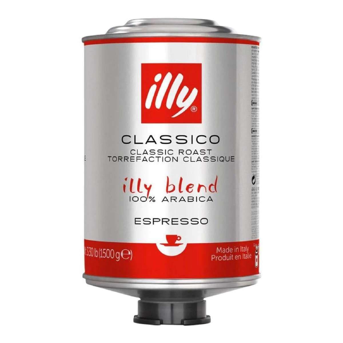 Illy Classico 100% Arabica Esspresso Classic Roast Roasted Coffe Beans 1.5kg