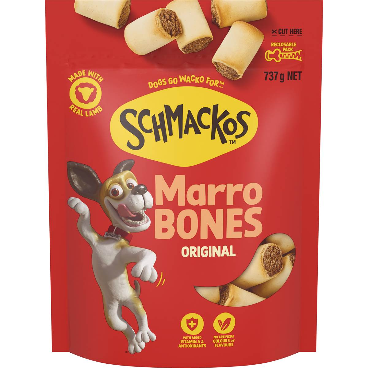 Schmackos Marrobones Dog Treats 737g Woolworths