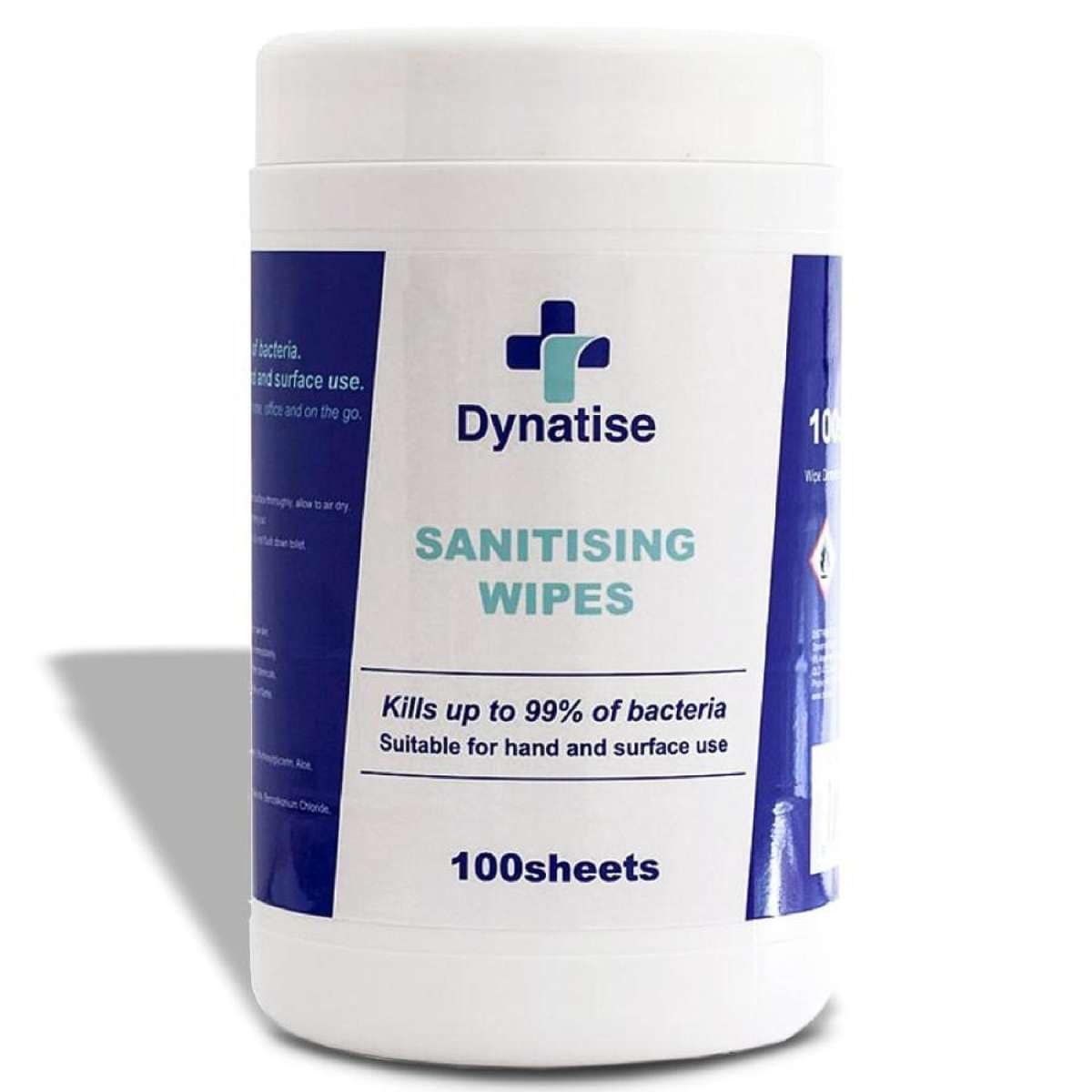 100pcs Dynatise Disinfectant Alcohol Cleaning Wipes 70% Isopropyl