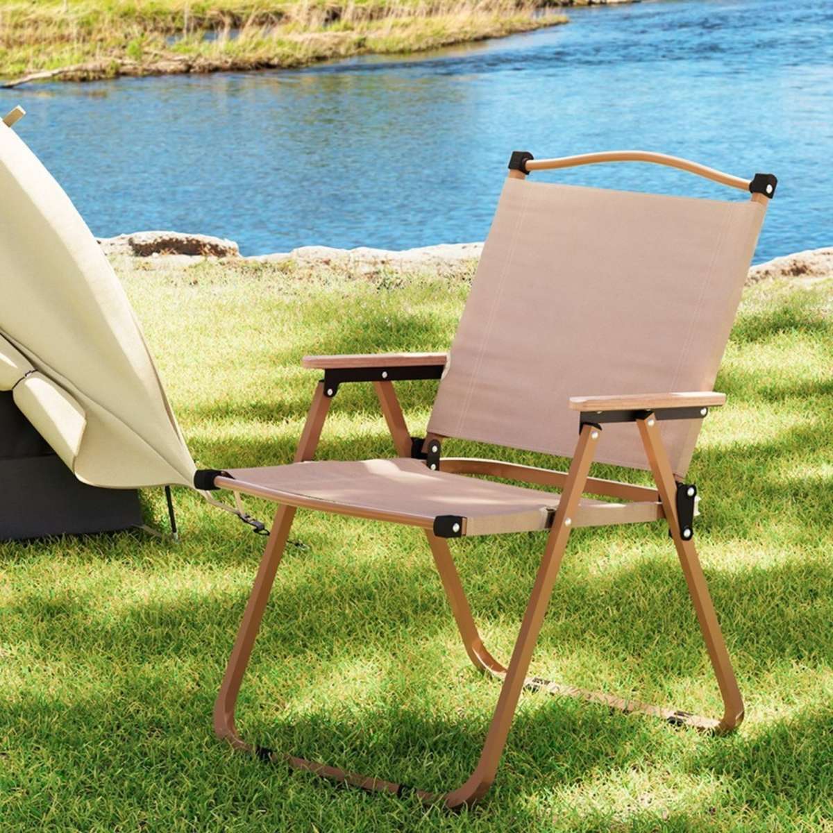 1x Camping Chair Weisshorn Folding Portable Outdoor Chair
