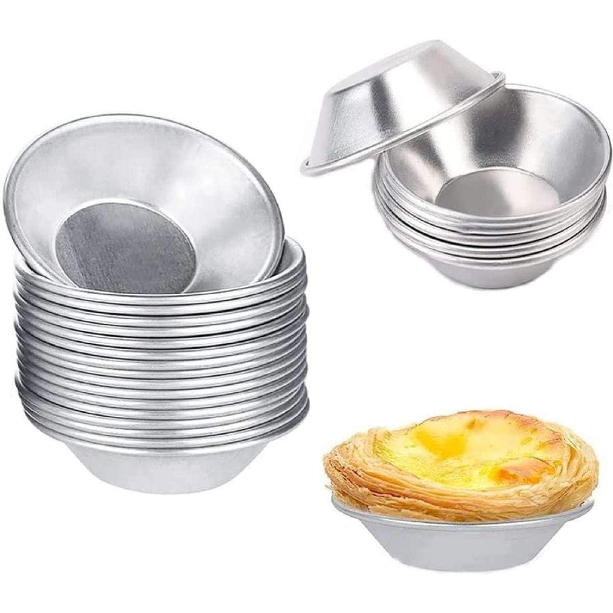 Bakerpan Silicone Mini Cake Pan, Large Muffin Cup, 3 1/2 Inch Baking Cups, Set Of 8...