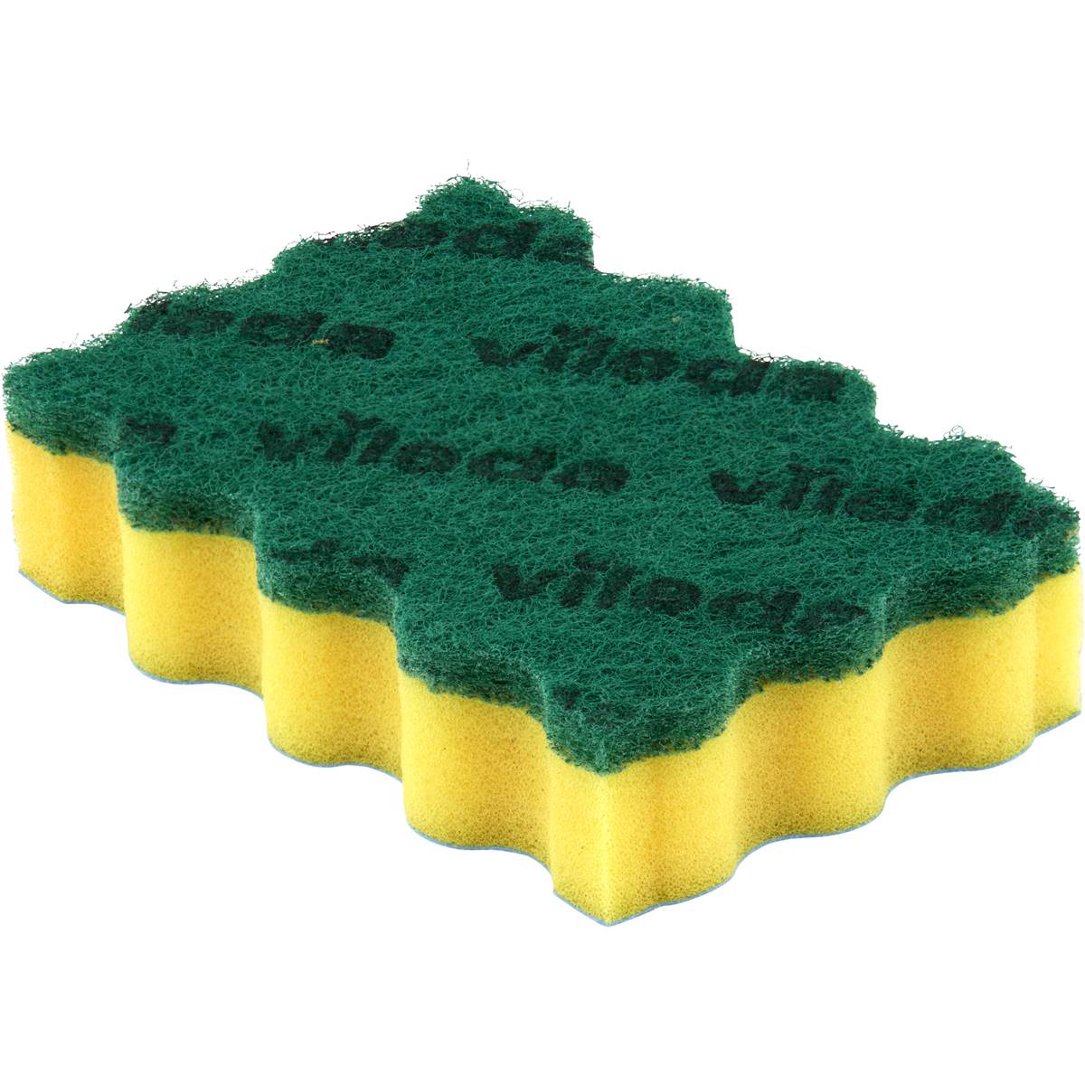 Vileda 3 In 1 Heavy Duty Sponge Scourer 3 Pack | Woolworths