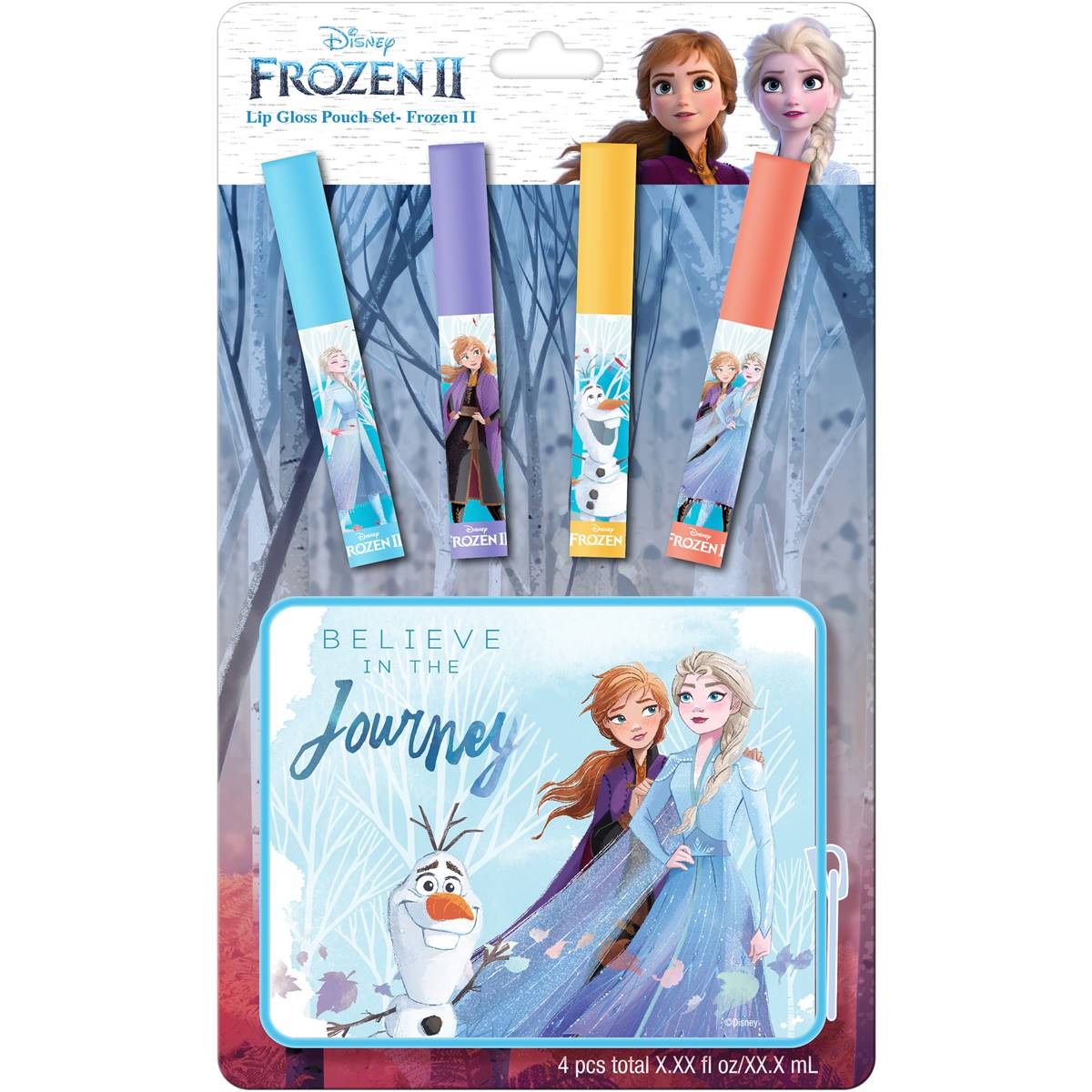 Disney Frozen 2 Lip Gloss Pouch Set Each Woolworths