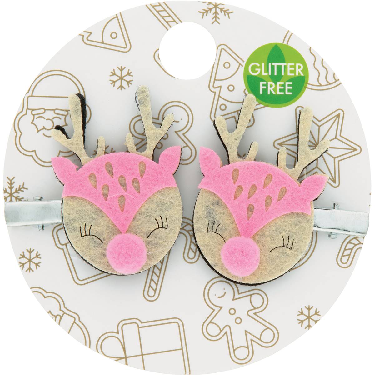 Christmas Reindeer Clips 2 Pack Woolworths