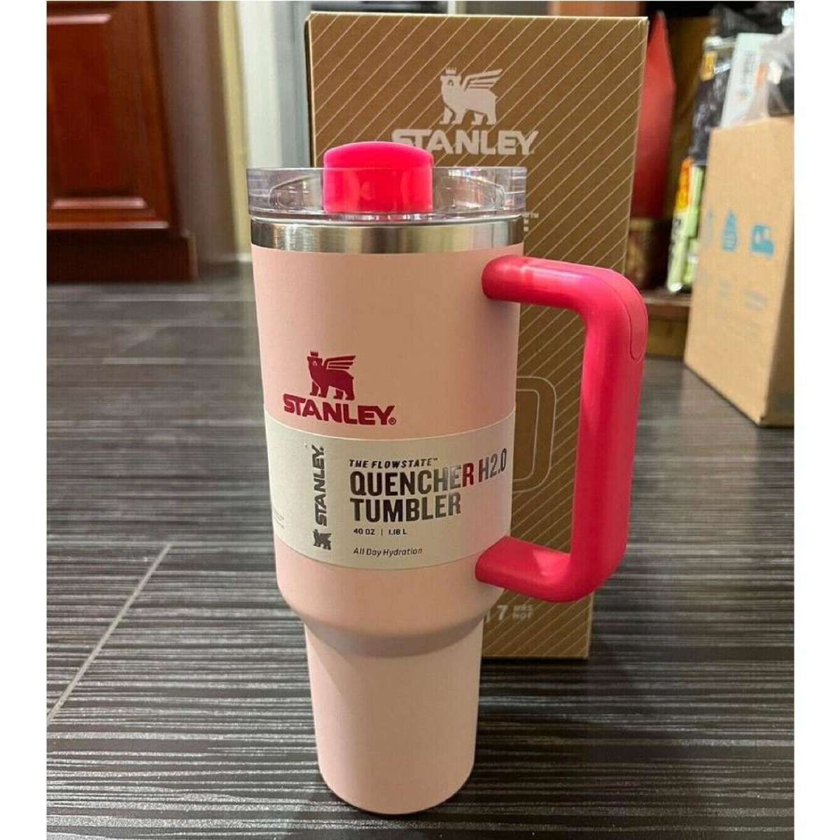 Stanley Quencher H2.0 Flow State Tumbler 40oz Cup - Flamingo Pink |  Woolworths