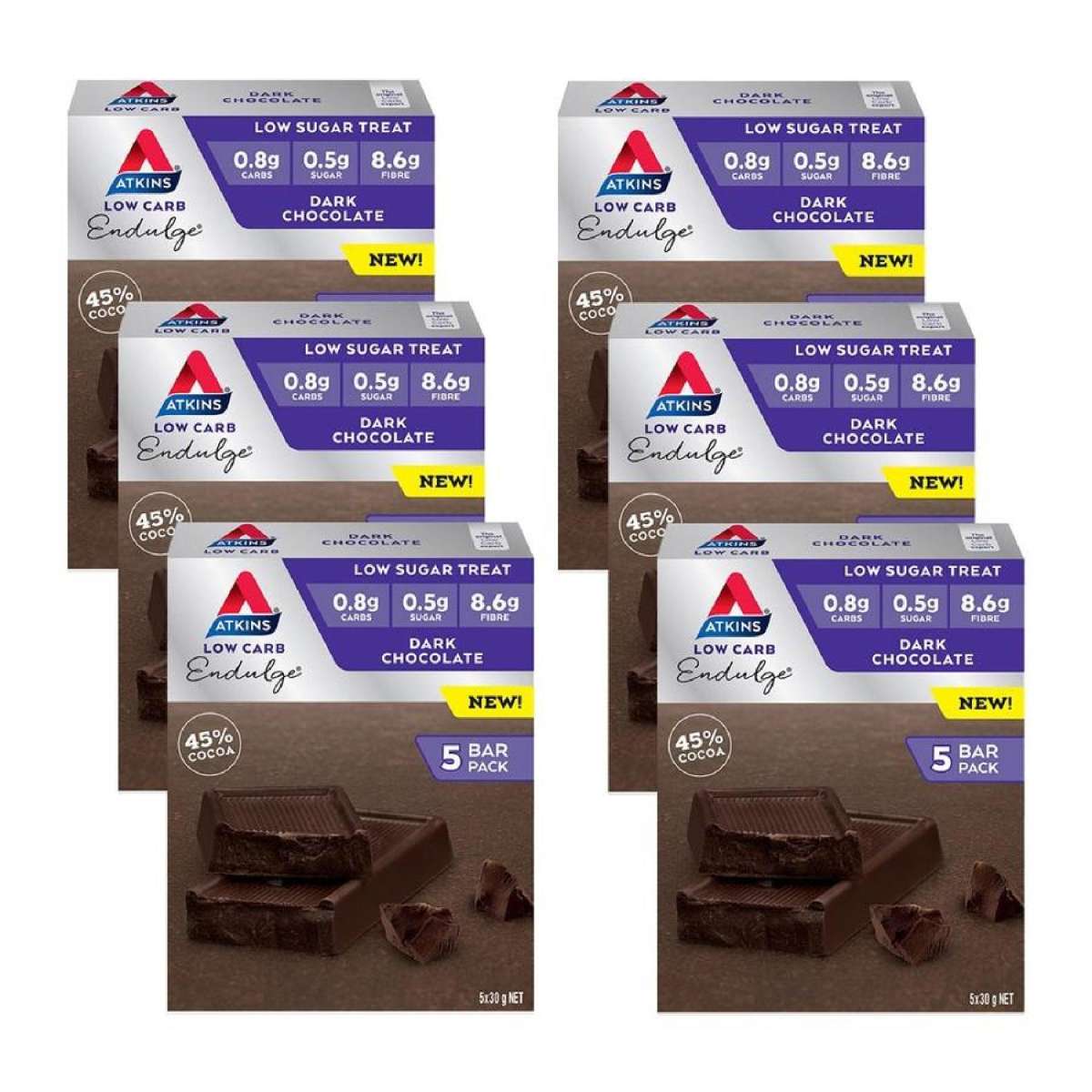 Endulge Low Carb/Low Sugar Snack Bar Flavoured