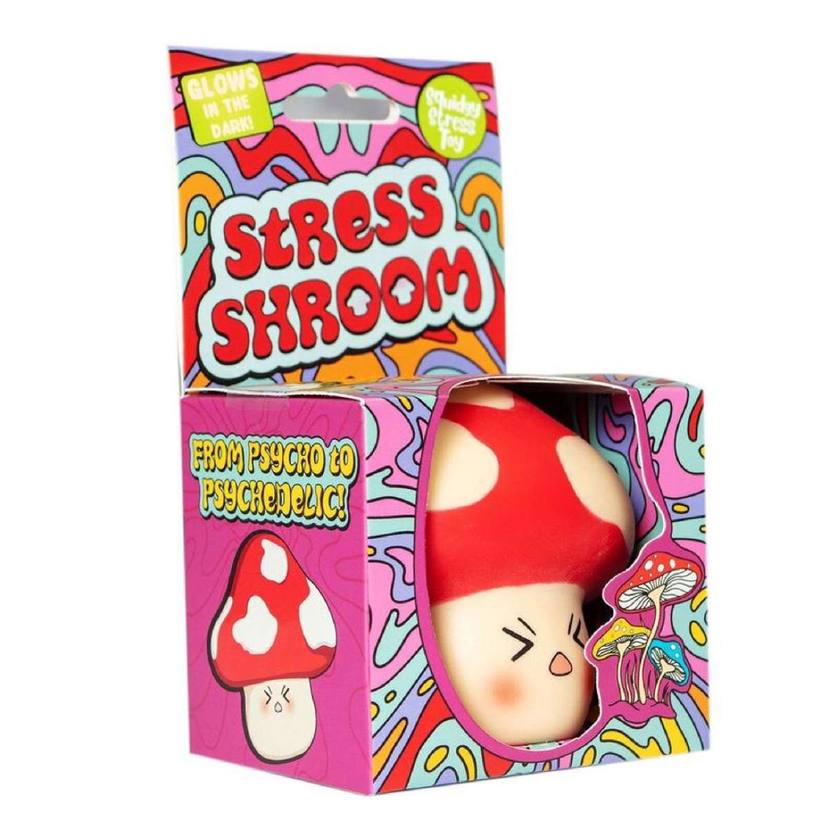 Balle Anti-stress Champignon – Jouet Squishy Pour Adultes Et Ados, Aide à Gérer L’anxiété, Idée Cadeau Secret Santa - 12