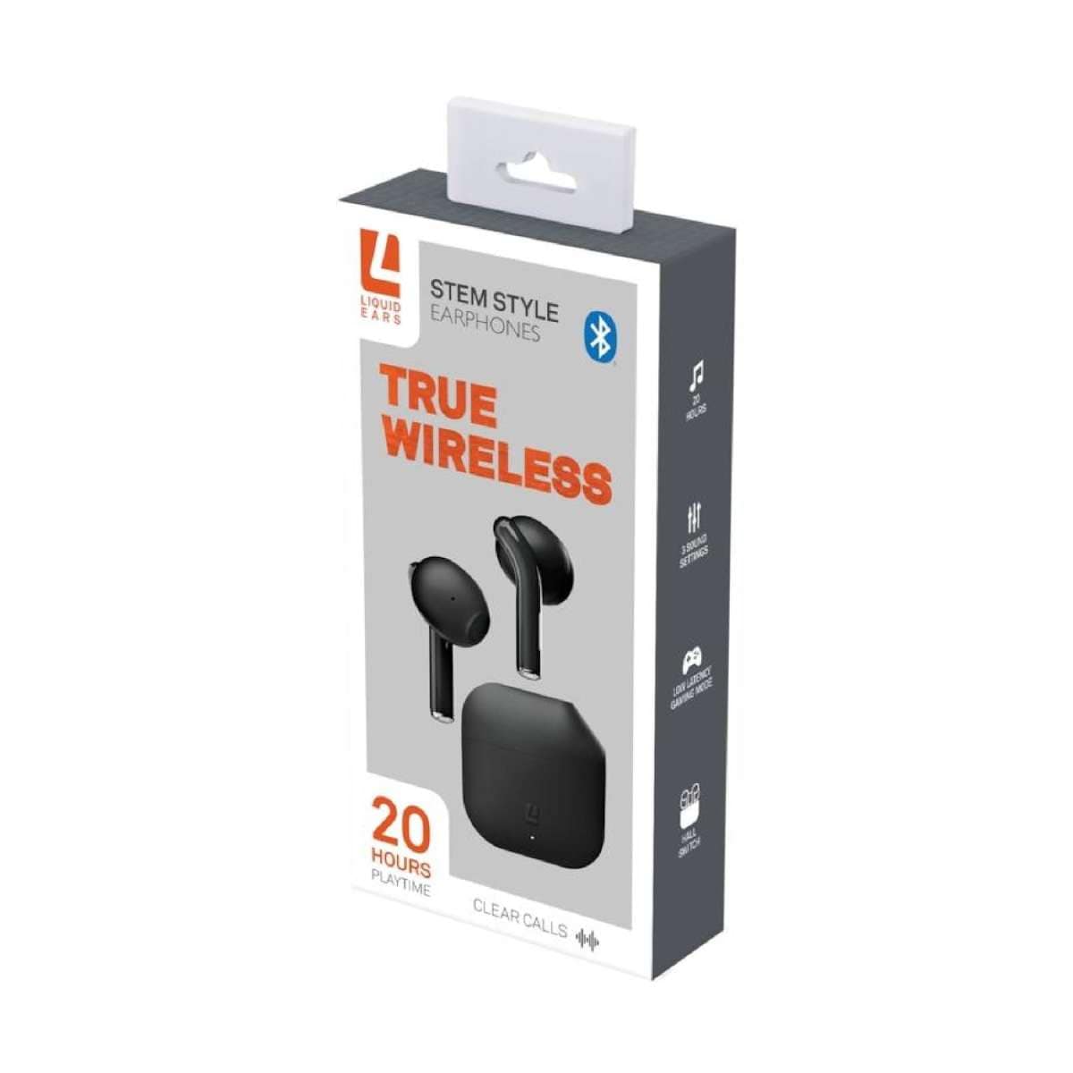 Liquid Ears True Wireless Earphones Black Woolworths