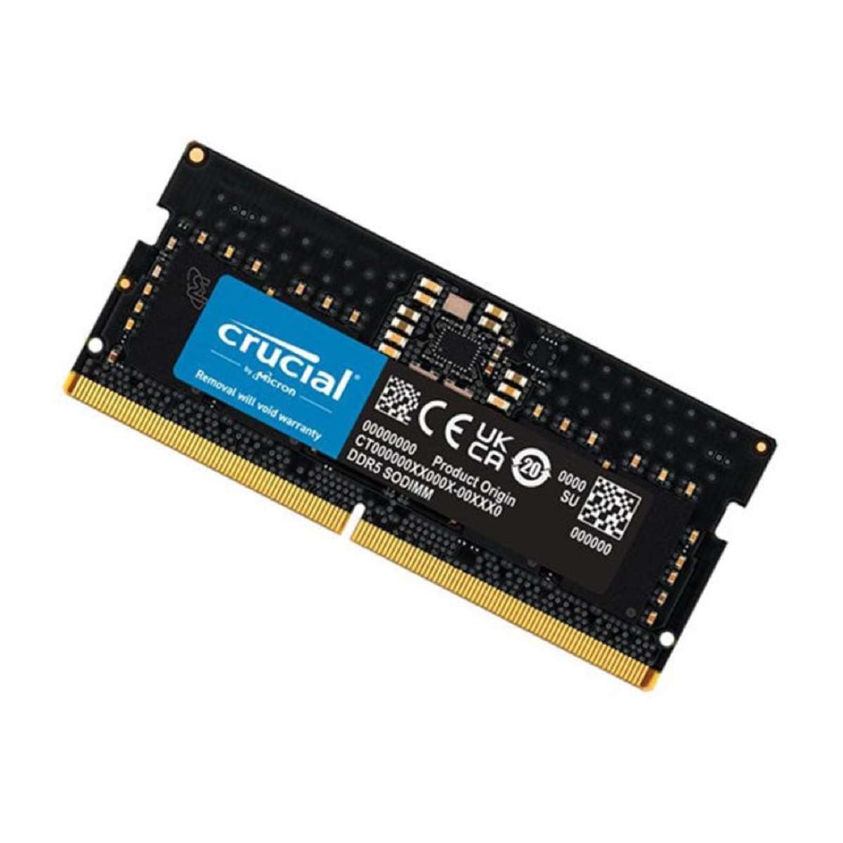 Crucial 16Gb 1X16Gb Ddr5 Sodimm 4800Mhz C40 Notebook Laptop Memory