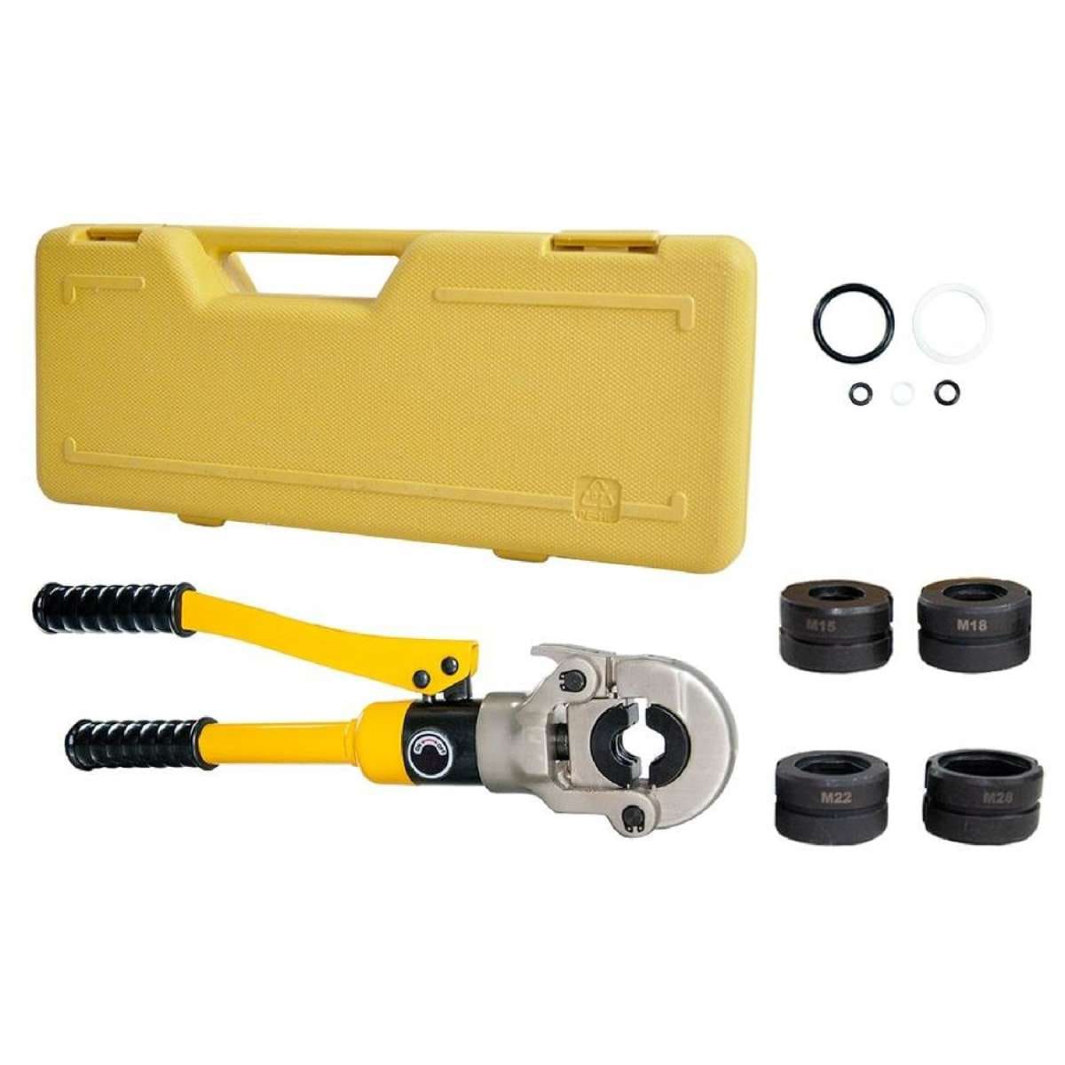 Hydraulic Pipe Crimper Plier Set Tube Plumbing Tool with Crimping Dies for Stainless Steel Pipe