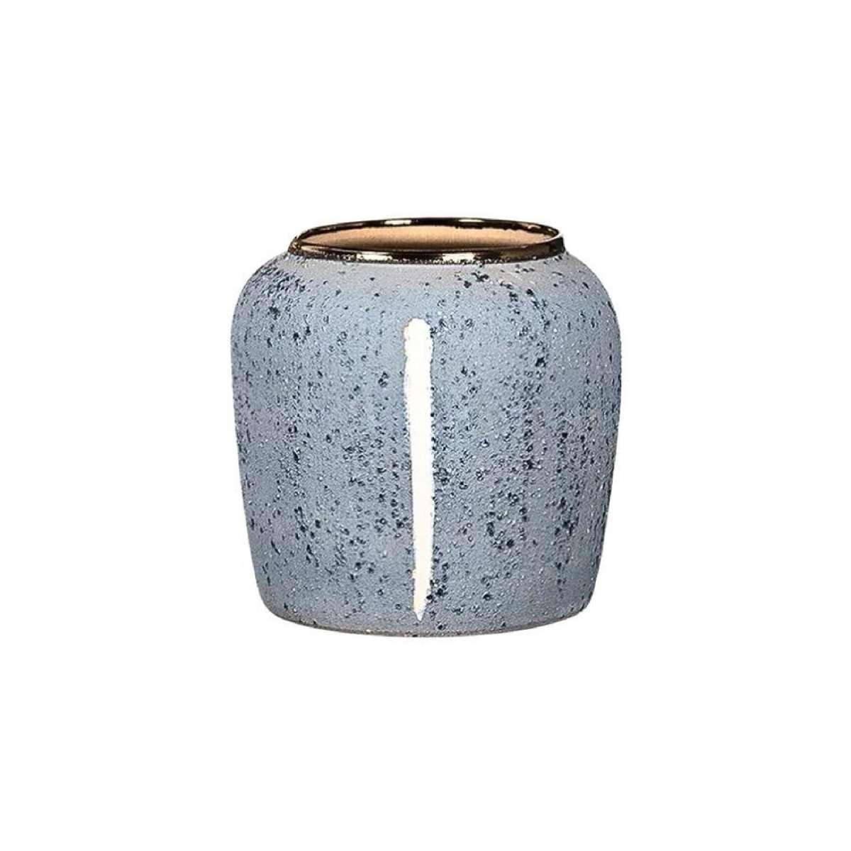 SOGA 21cm Grey Ceramic Flower Vase