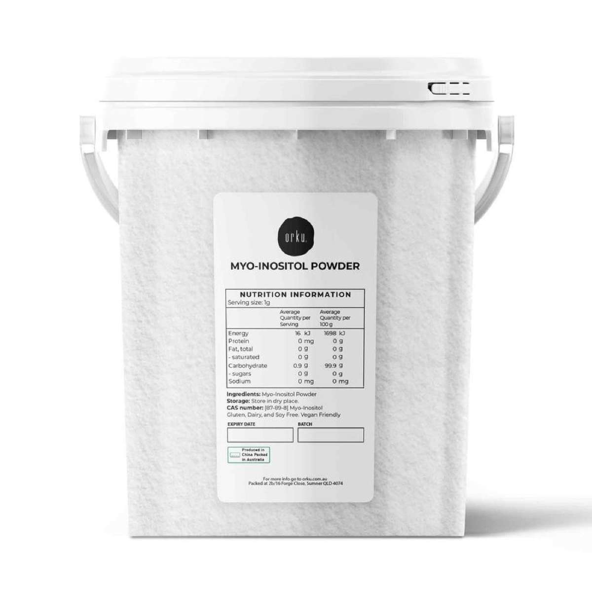 Myo Inositol Powder Tub - USP Grade High Purity