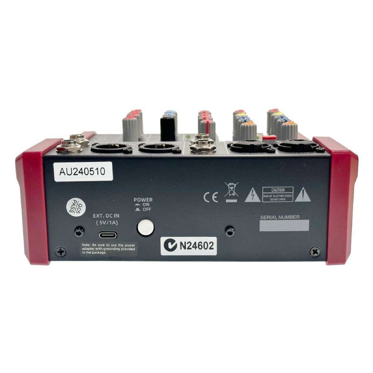 Pa Verstärker EL172583 SE-6 Live Mischpult 4-Kanal + Stereo AUX / USB / BT | Mischpult Und Player Behringer Mischpult
