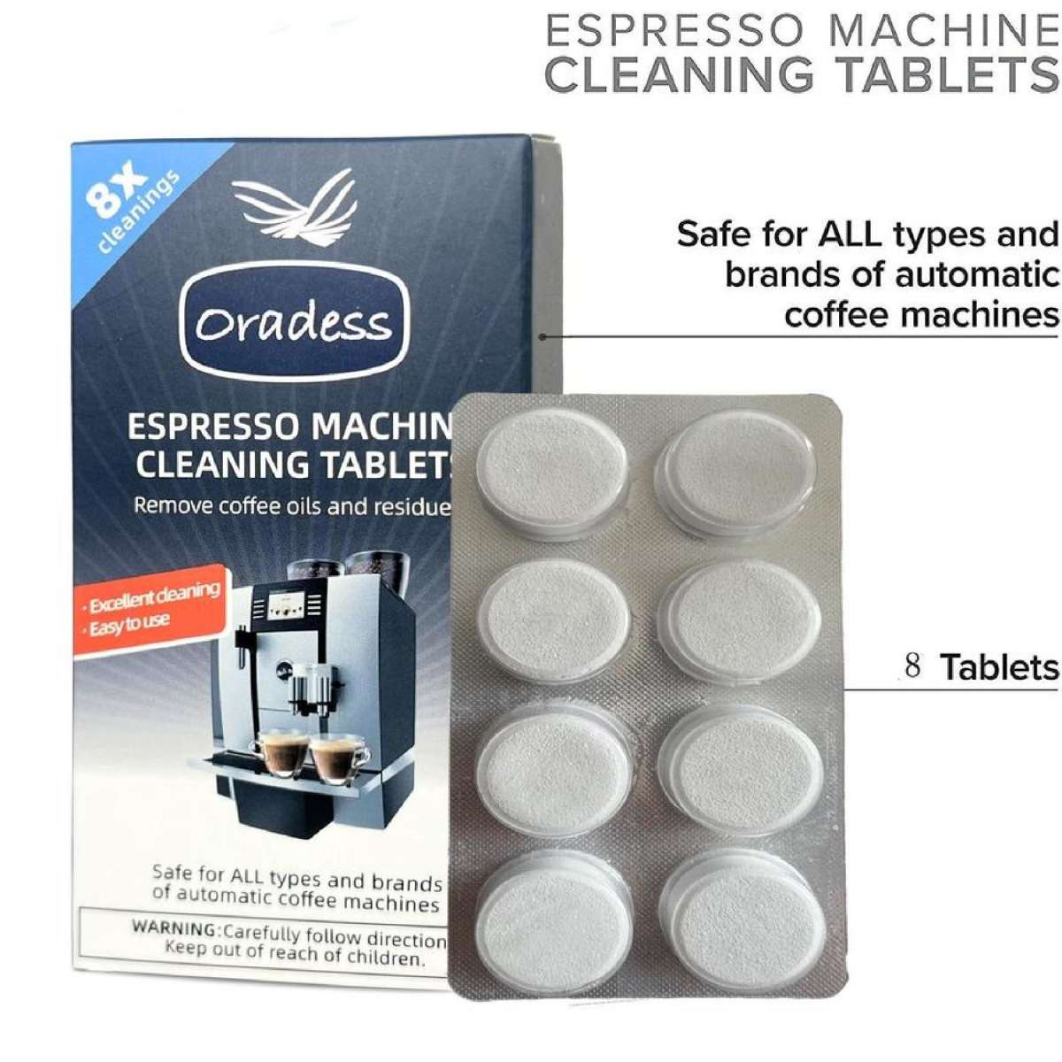 Cleaning Disc and tablet Pack For Coffee Machine Breville 54mm