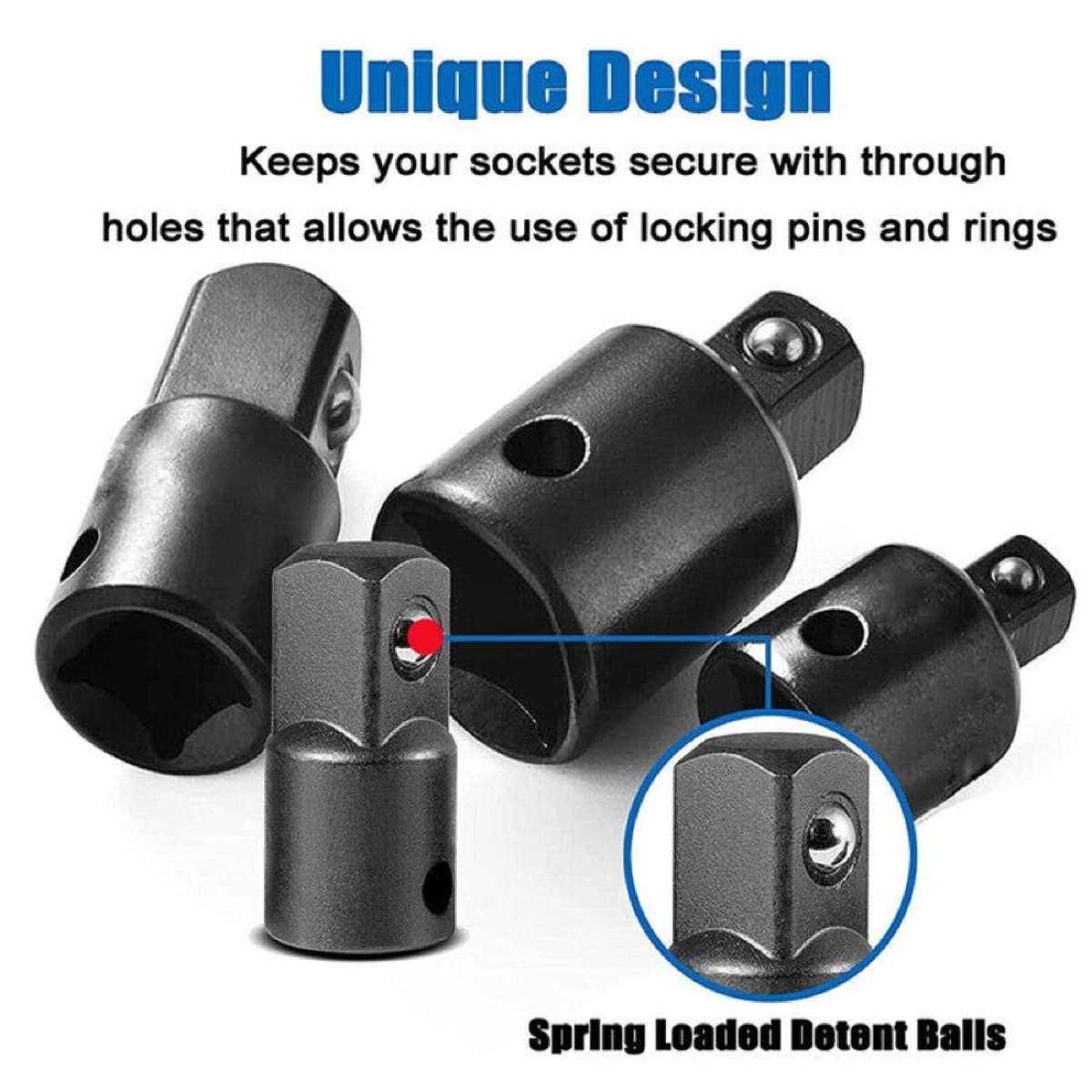 12pcs Drill Socket Adapter And Reducer Set Extension Set