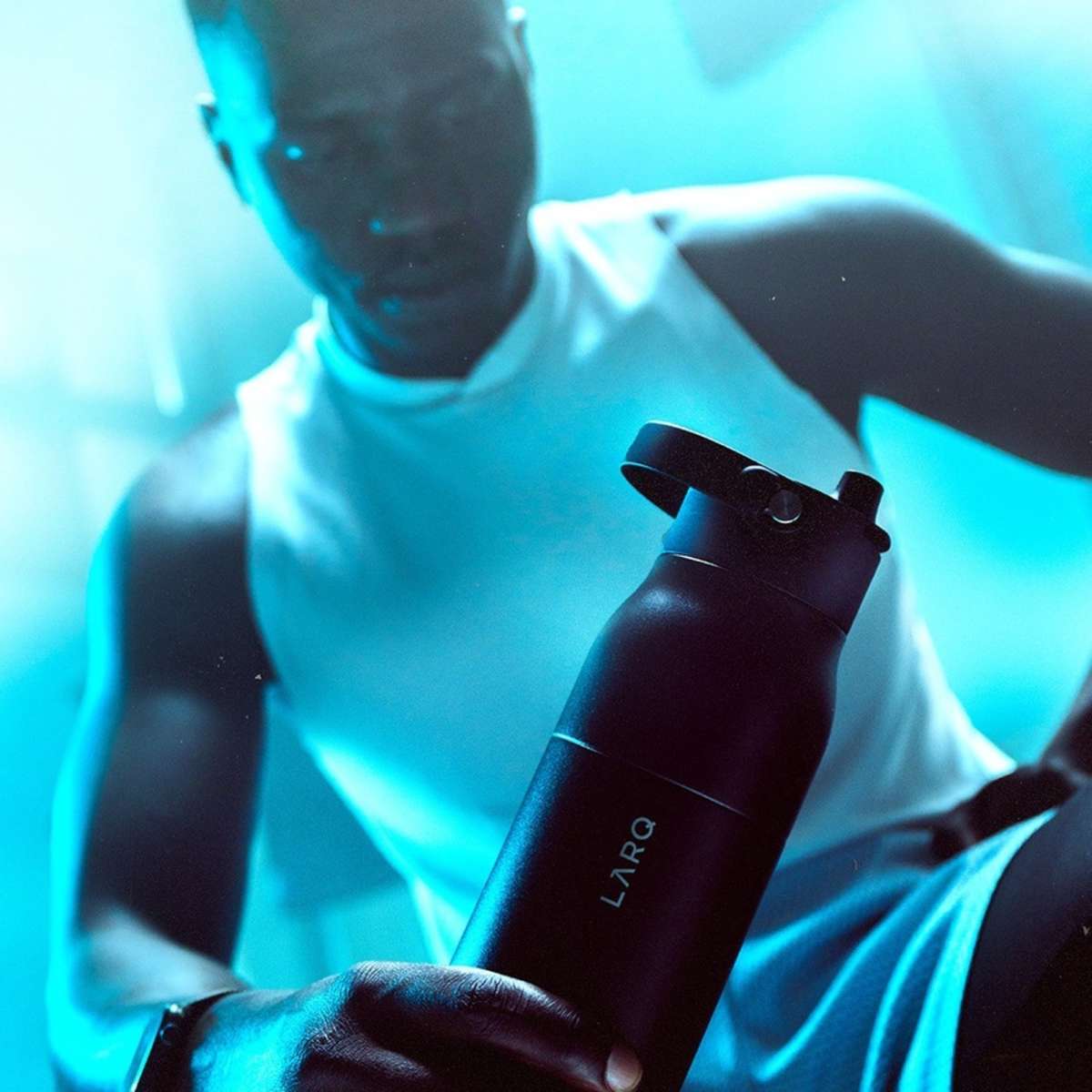 LARQ Bottle PureVis 2 Self-Cleaning with Bottle Filter Obsidian