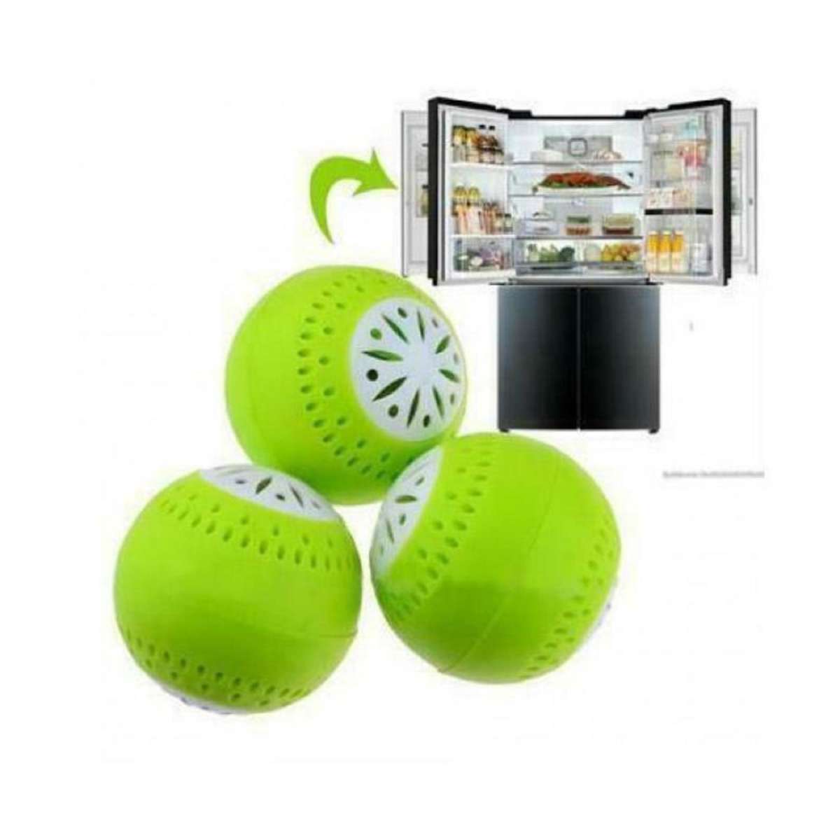 Fresh Fridge Balls – 3 Öko-Kühlkugeln Gegen Gerüche & Für Längere Frische