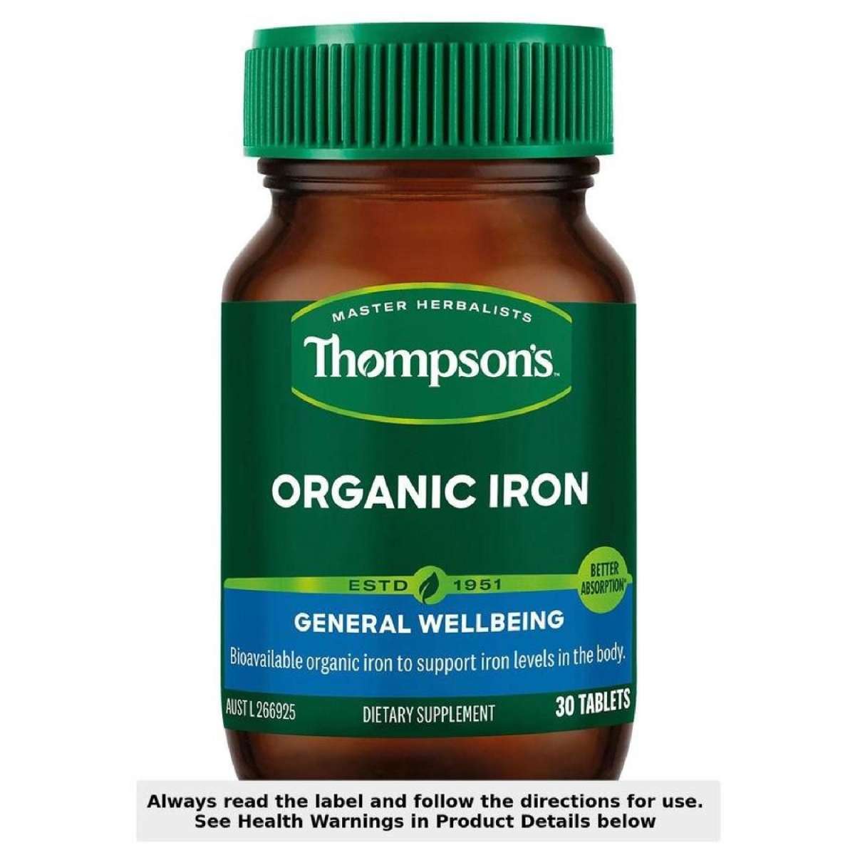 Organic Iron 24mg