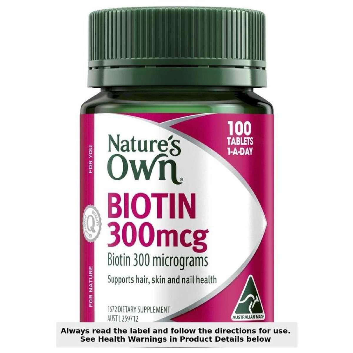 Biotin 300mcg