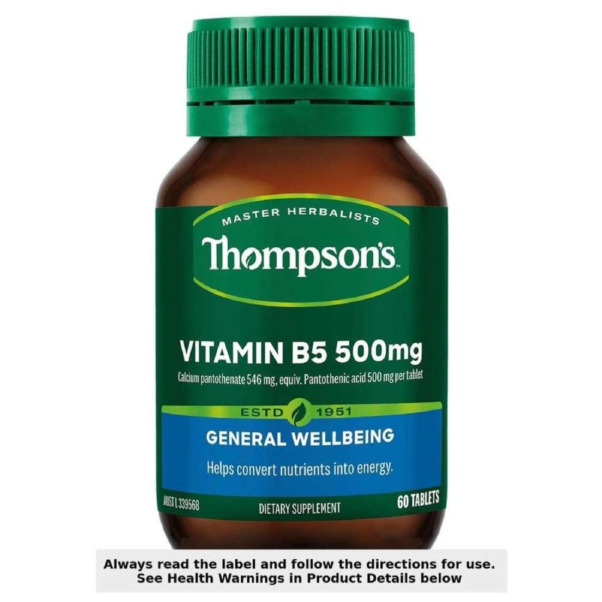 Vitamin B5 500mg