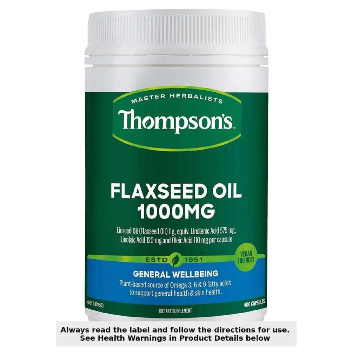 Flaxseed Oil 1000mg