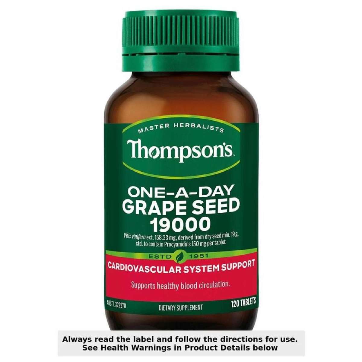 One a Day Grape Seed 19000mg Flavoured
