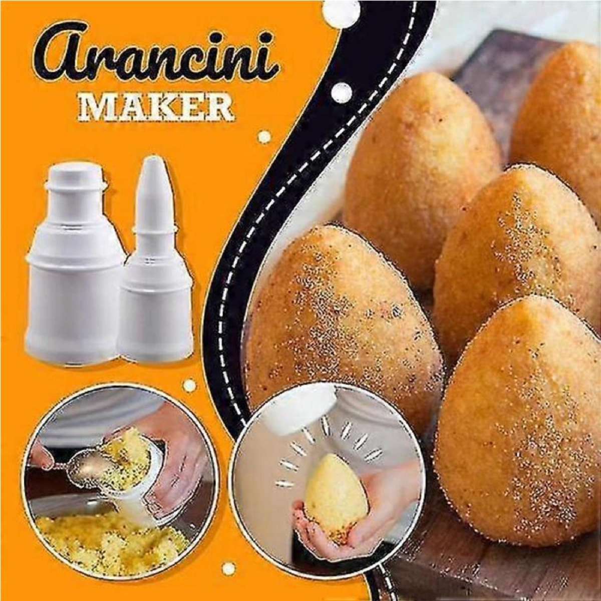 Kit Moules à Boulettes De Riz Fokroin 3 En 1 – Formes Cylindre, Cône, Rond (80 à 160 G), Plastique Alimentaire - 10