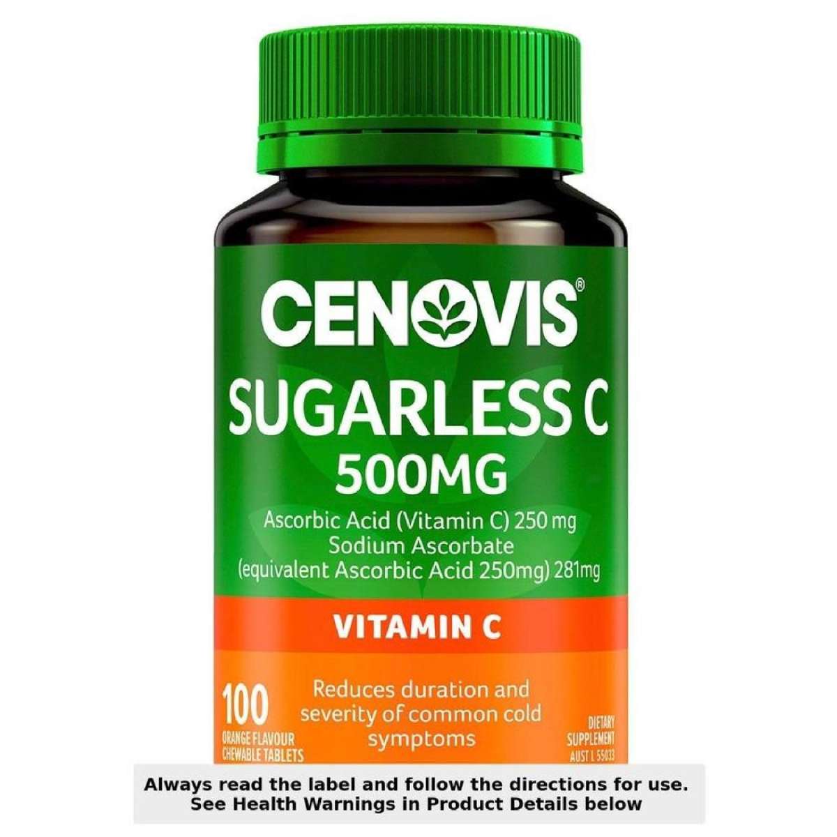 Sugarless Vitamin C 500mg Flavoured