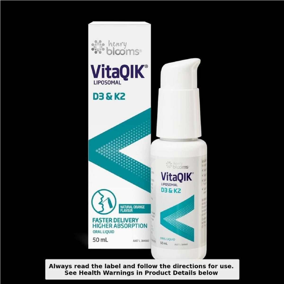 VitaQIK Liposomal Vitamin D3 & K2
